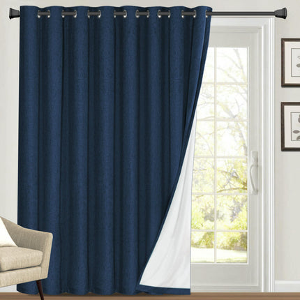 2 Panels Curtains 100% Blackout Thermal Drapes Privacy Protection Grommet Tops