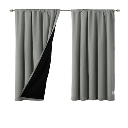 2 Panels Blackout Curtains,Insulating Window Curtains for Room Rod Pocket