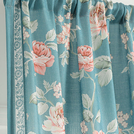 2 Panels Floral Curtains Drapes for Room Country Vintage Curtains Rod Pocket