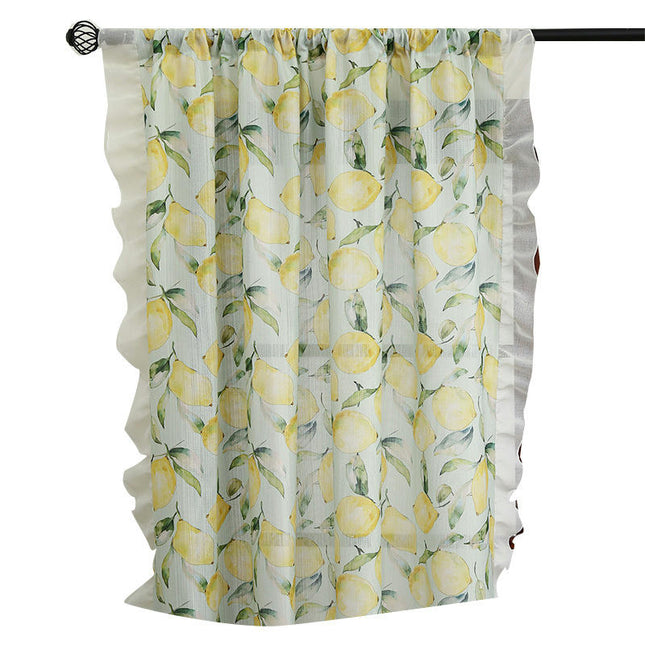 2 Panels Lemon Curtains Blackout Curtains for Room Home Decor Rod Pocket