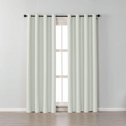 Blackout Curtain for Room Thermal Insulated Curtain Drapes 2 Panel Grommet Tops