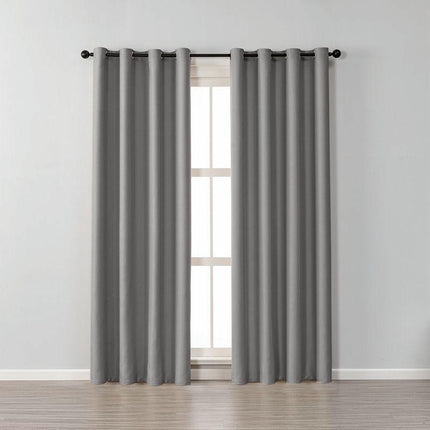Blackout Curtain for Room Thermal Insulated Curtain Drapes 2 Panel Grommet Tops