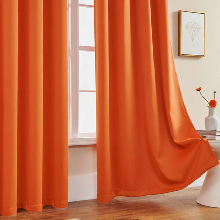 Blackout Curtains 2 Panels Curtains for Living Room/Kitchen Grommet Tops