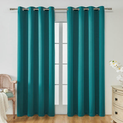 Blackout Curtains 2 Panels Curtains for Living Room/Kitchen Grommet Tops