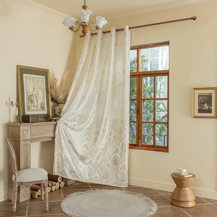 European Curtains Thermal Insulated Window Treatment Set 2 Panels Grommet Tops
