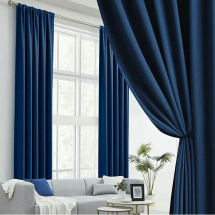 Blackout Curtains 2 Panels Thermal Insulated Curtains Full Room Rod Pocket