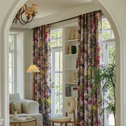 Blackout Curtains 2 Panel Colorful Blocking Drapes Room Decor Grommet Tops