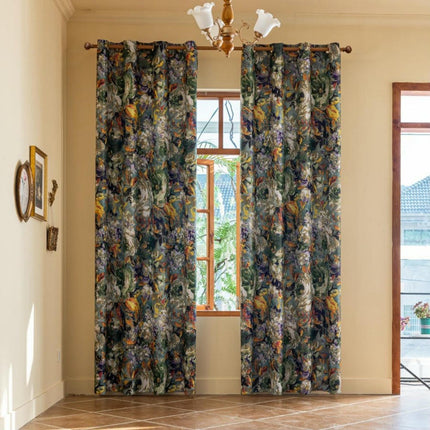 Blackout Curtains 2 Panel Colorful Blocking Drapes Room Decor Grommet Tops
