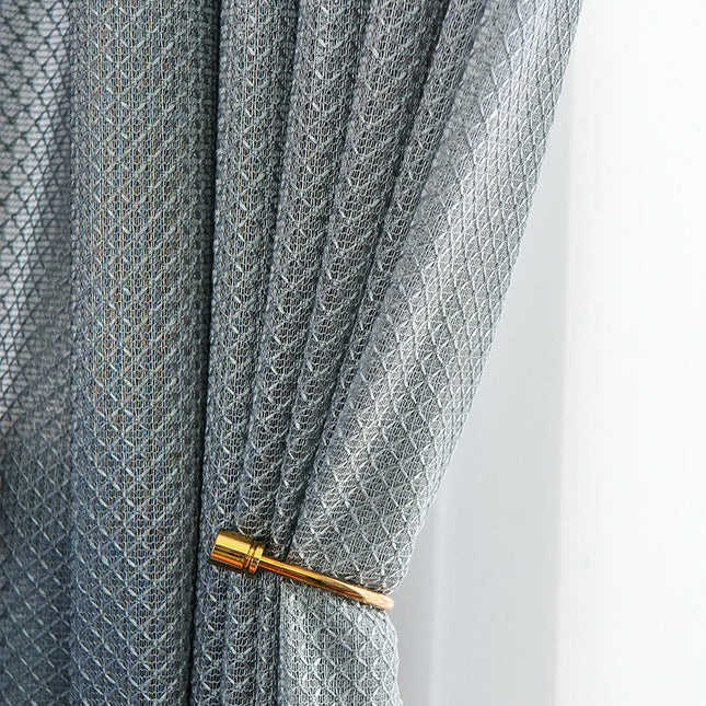 2 Panels Modern Curtains Light Filtering Window Treatment Drapes Grommet Tops