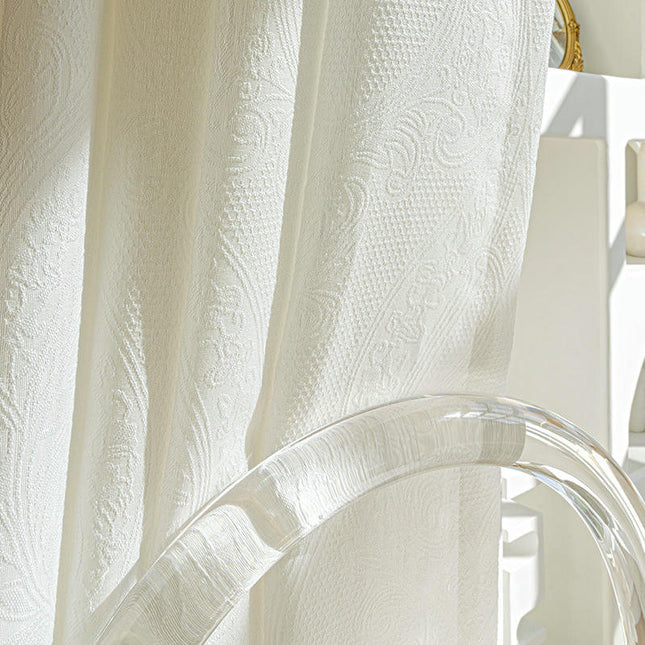 2 Panels Sheer Curtains Vintage Curtain Panels Living Room Hooks Top
