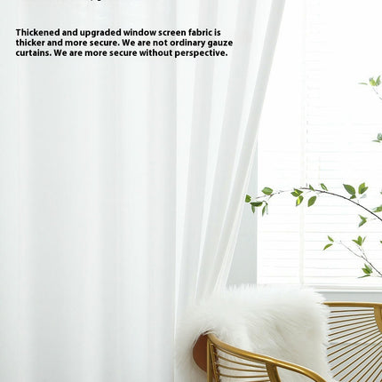 2 Panels Light Filtering Semi Sheer Window Drapes for Living Room Grommet Tops