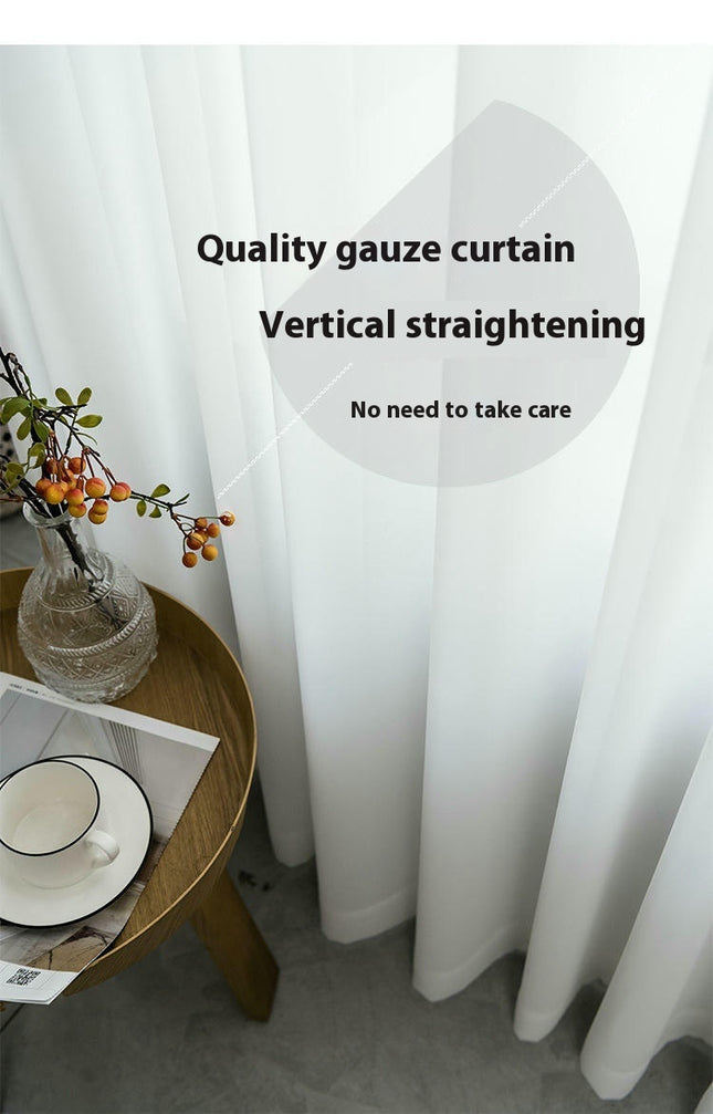 White Privacy Sheer Curtains 2 Panels Drapes for Bedroom Room Decor Grommet Tops