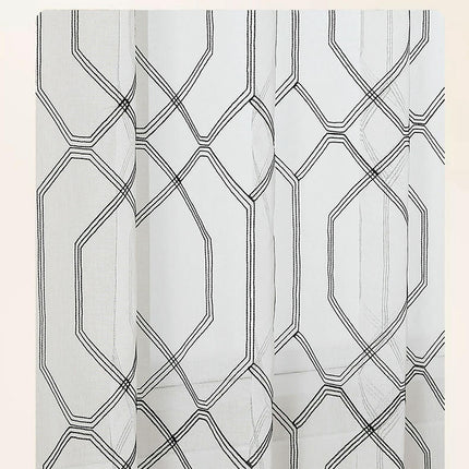 Sheer Curtains 2 Panels,Treatments for Living Room Breathable Drapes Rod Pocket