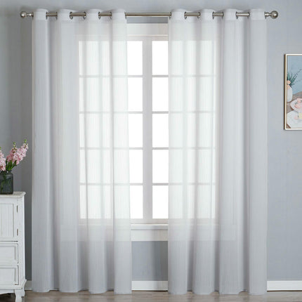 Curtains 2 Panels for Living Room Window Curtains Privacy Drapes Grommet Tops