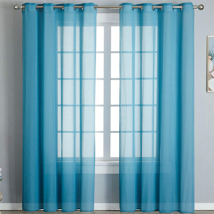 Curtains 2 Panels for Living Room Window Curtains Privacy Drapes Grommet Tops