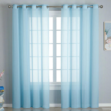 Curtains 2 Panels for Living Room Window Curtains Privacy Drapes Grommet Tops