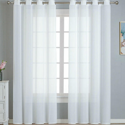 Curtains 2 Panels for Living Room Window Curtains Privacy Drapes Grommet Tops