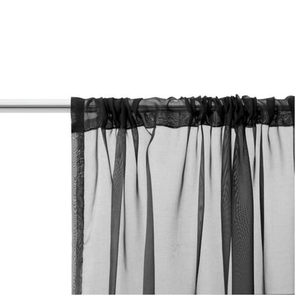 2 Panels Semi Sheer Curtains for Living Room Bedroom Window Drapes Rod Pocket 1