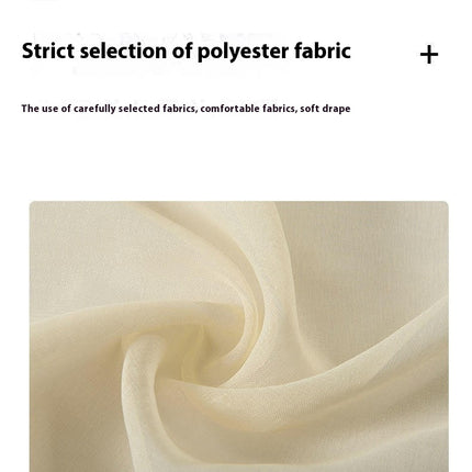 2 Panels Sheer Curtain Voile Curtains for Bedroom Living Room Decor Rod Pocket 2