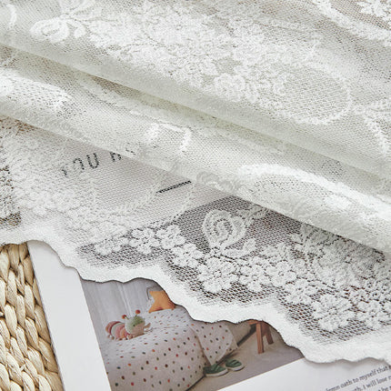 Lace Curtains Sheer Curtain Panels for Living Room Bedroom 2 Panels Rod Pocket