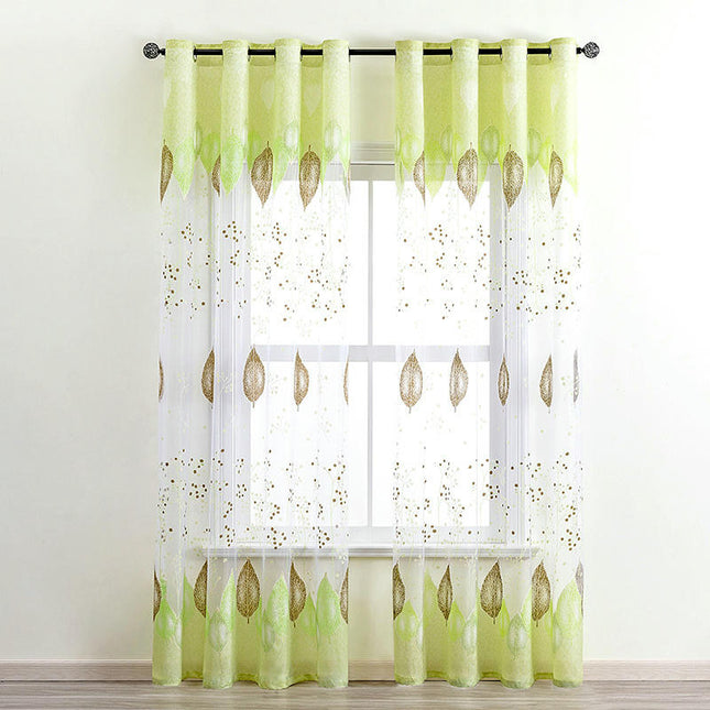 Curtains Sheer Curtain Vintage Window Treatments 2 Panels Set Grommet Tops
