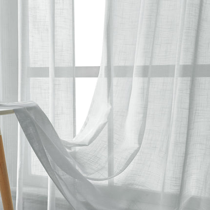 2 Panels Window Voile Panels/Drapes Panels for Bedroom Living Room Rod Pocket