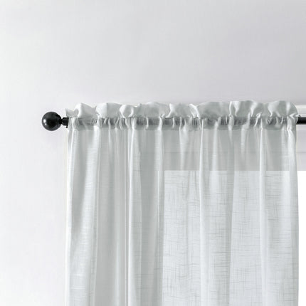 2 Panels Window Voile Panels/Drapes Panels for Bedroom Living Room Rod Pocket