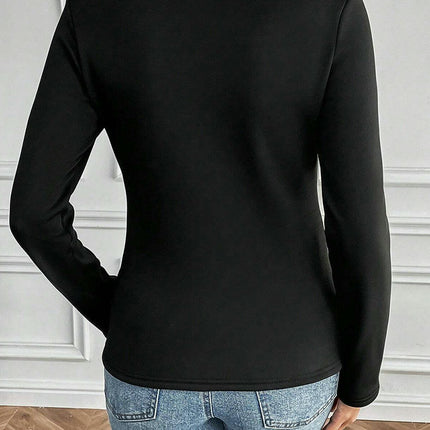 Women's Thermal Turtleneck Shirts Turtle Neck Fleece Lined Long Sleeve Base Layer Tops