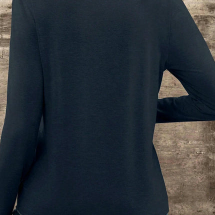 Women Long Sleeve T Shirts Casual V Neck Tunic Tops Fall Fashion Basic Shirts