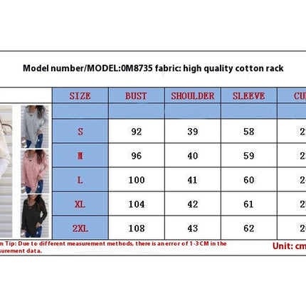 Womens Casual Long Sleeve Top Deep V Neck Lace-up Criss Cross Bandage Casual Loose Tee Shirt