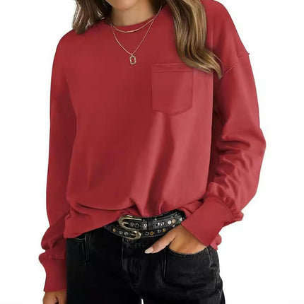 Womens Long Sleeve Shirts Crewneck Casual Trendy T Shirts Tops