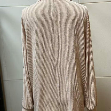 Long Sleeve Shirts for Women Casual Button V Neck Collared Tops