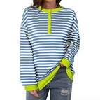 Blue and white strips