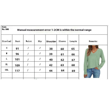 Long Sleeve T Shirts for Women Fashion Lace V Neck Loose Fit Casual Tops