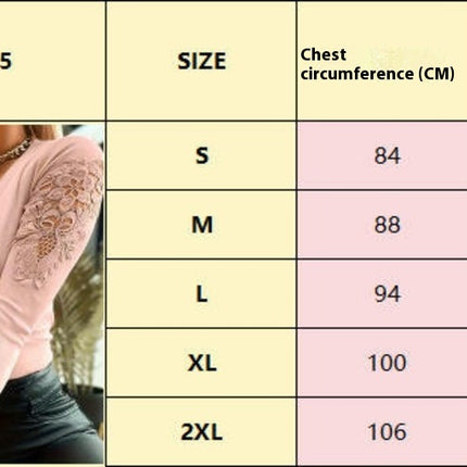 Womens Lace Long Sleeve Shirts Casual Fall Fashion Henley Tops Slim Fit T Shirts