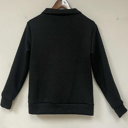 Womens Fall Fashion Sweatshirts Casual Long Sleeve Solid Color Zip V Neck Pullover Tops