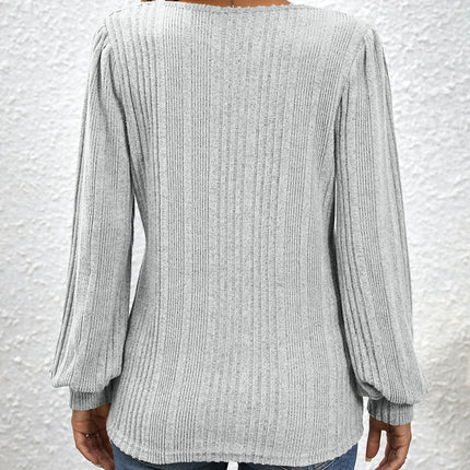 Women's Sweaters Fall Lightweight Long Sleeve Square Neck Tunic Tops