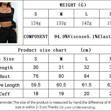 Women's Sexy Square Neck Crop Tops Long Sleeve Slim Fit Going Out T Shirts