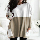 White + khaki