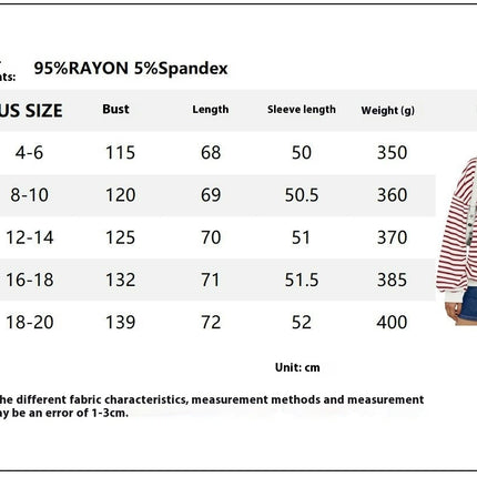 Womens Striped Oversized Sweatshirt Long Sleeve Crew Neck Color Block Tunic Tops