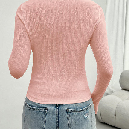 Women's Long Sleeve T Shirts Lace Scoop Neck Slim Fit Going Out Tops