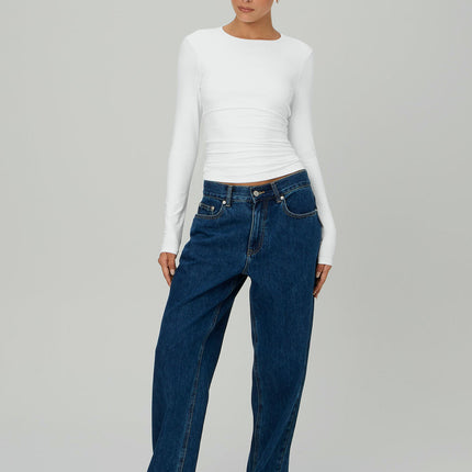 Long Sleeve T Shirts for Women Crew Neck Casual Tops Slim Fit Basic Tee