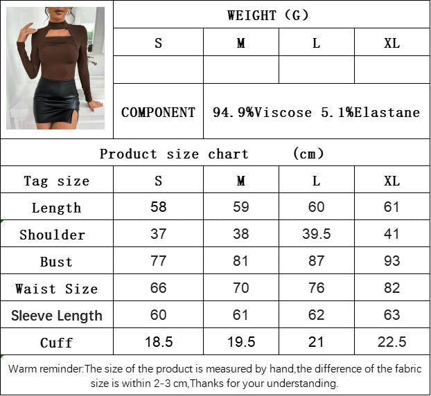Women's Sexy Ruched Cut Out Top Long Sleeve Mock Neck Slim Fitted T Shirt