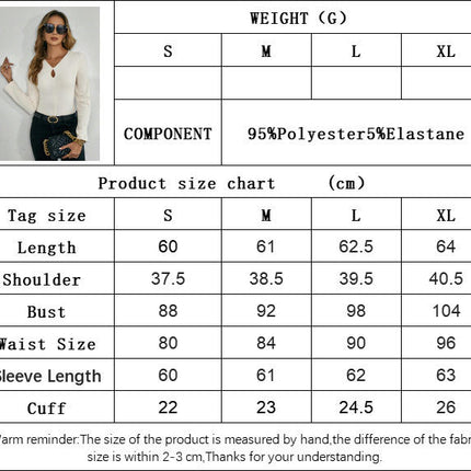 Cut Out Tee Shirt for Women Long Sleeve T-Shirts V Neck Slim Fitted Top