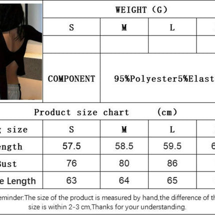 Women Sexy Backless Long Sleeve Crop Top Slim Fit Crewneck Going Out T-Shirt