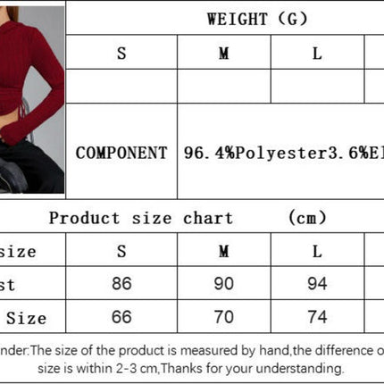 Women's Ribbed Knit Hoodie Drawstring Long Sleeve Slim Fit Crop Tops