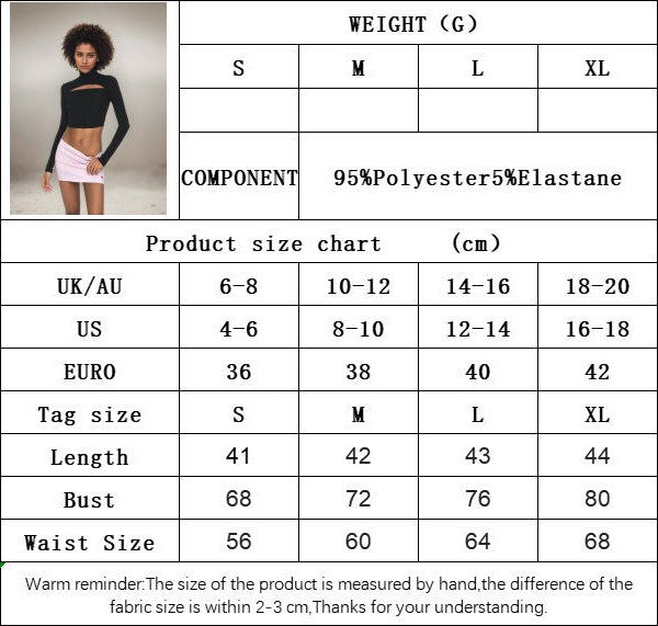 Women's Sexy Cut Out T Shirts Long Sleeve Mock Neck Backless Casual Slim Fitted Tops