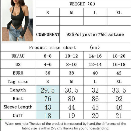 Women Sexy Off Shoulder Crop Top Halter Backless Long Sleeve T Shirt