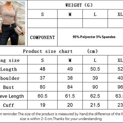 Womens Long Sleeve Scoop Neck Plain Fitted T Shirts Drawstring Ruched Crop Tops