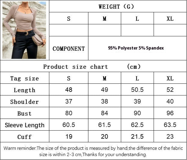 Womens Long Sleeve Scoop Neck Plain Fitted T Shirts Drawstring Ruched Crop Tops